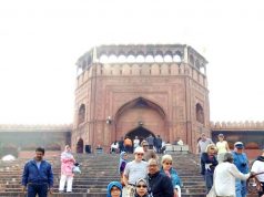Masjid Jame, Masjid lama tersohor di Delhi India, Rupanya-rupanya seakan dengan…