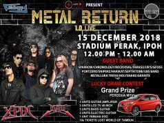 Konsert Metal Return MAY dan XPDC di Ipoh
