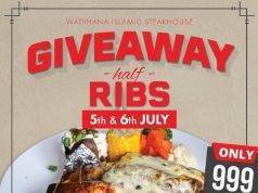 DAPATKAN 999 STIK PERCUMA DI WADIHANA ISLAMIC STEAKHOUSE JOHOR BAHRU