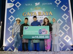 Gaya Raya Bersama TOP’ Pemenang Bergaya dengan Busana Rekaan Jovian Mandagie Berjumlah RM30,000