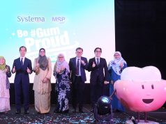 Kempen Be #GumProud Sempena Hari Kesihatan Gusi Bagi Memacu Kesedaran Mengenai Kesihatan dan Penjagaan Gusi Yang lebih Baik dalam Kalangan Rakyat Malaysia oleh Systema dan Persatuan Periodontologi Malaysia (MSP) serta KKM Dilancar
